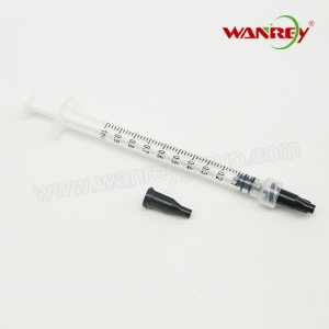 1mL Plastic Syringe Luer Lock Tip Oral Syringe